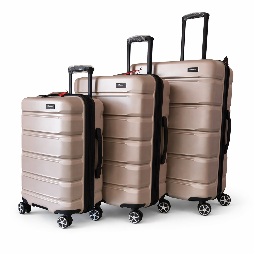 Set 3 valises rigides Extensible Champagne Raptor